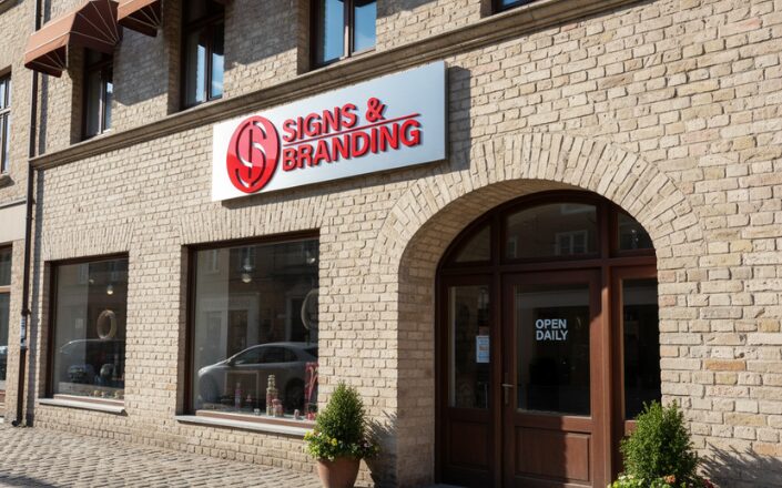 Storefront signs company in Dallas