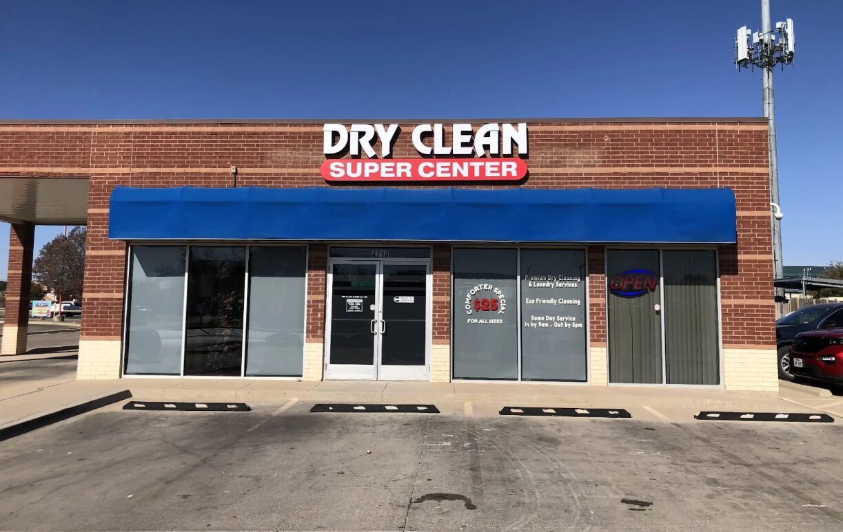 dry clean sign in Dallas