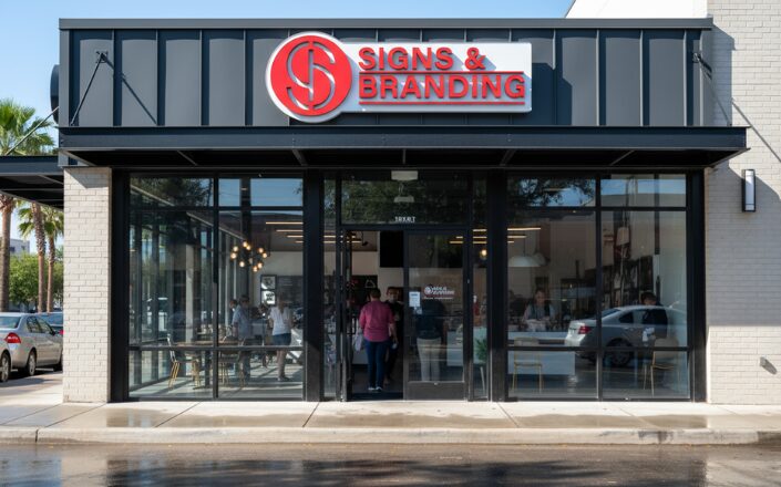 storefront sign in Dallas