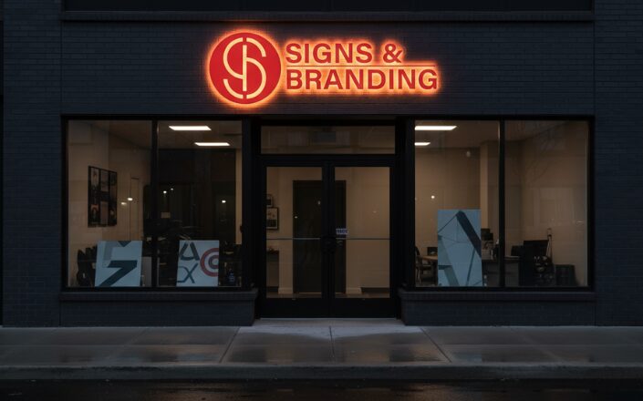 lighted signs in Dallas