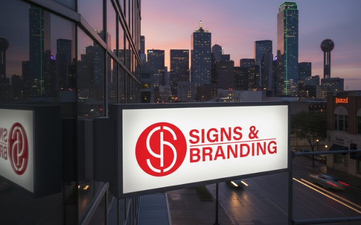 business sign in Dallas