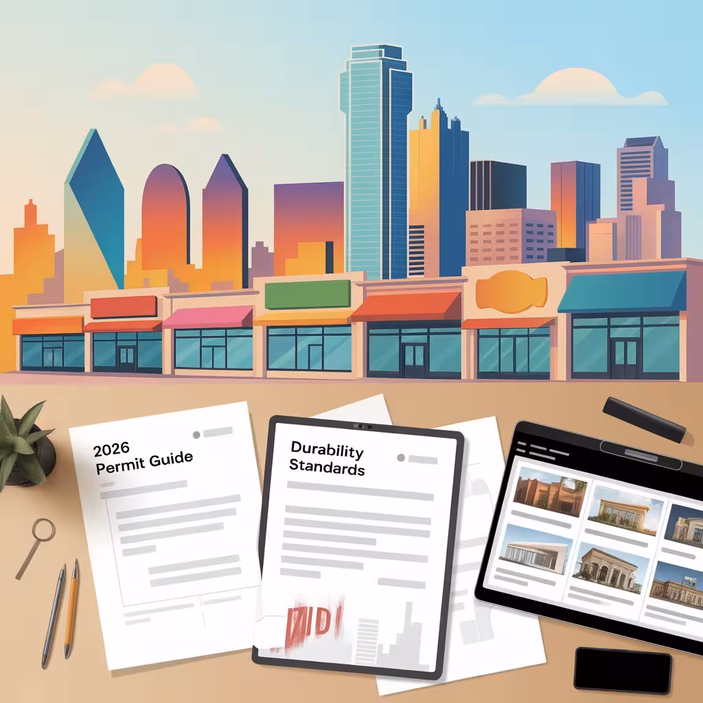 Choose the Right Storefront Sign for Dallas Strip Malls in 2026